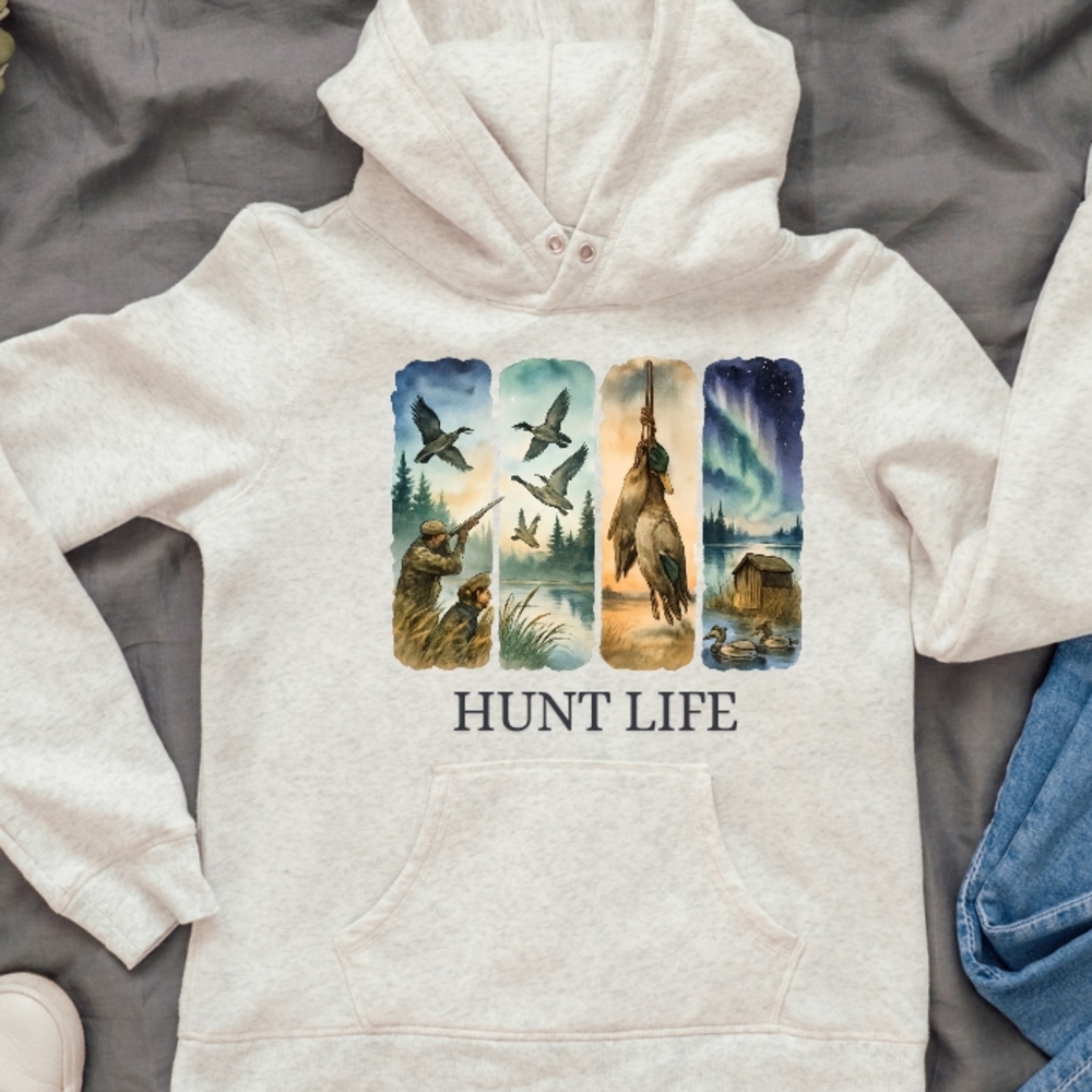 Hunt Life Graphic Hoodie